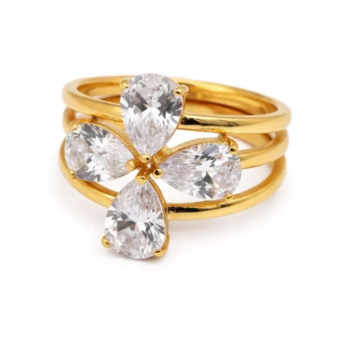 Anillo Flor Aurora Inaya