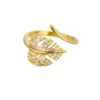 Anillo Leaf dorado Inaya