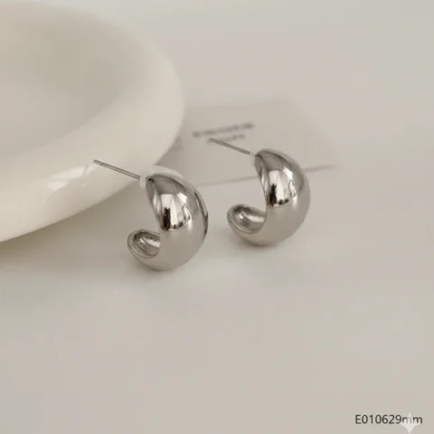 Pendientes Aros Halo Plata