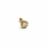 piercing Nexa Halo acero inoxidable rosca trasera dorado