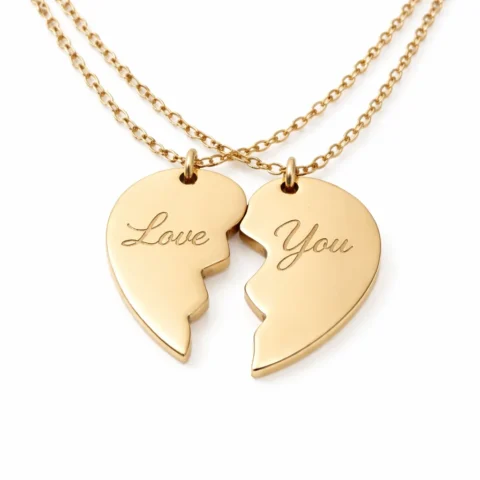 Collar Infinito Dúo Dorado