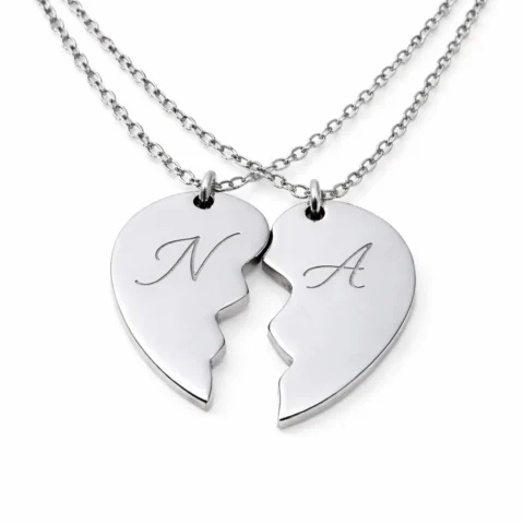 Collar Infinito Dúo Plateado