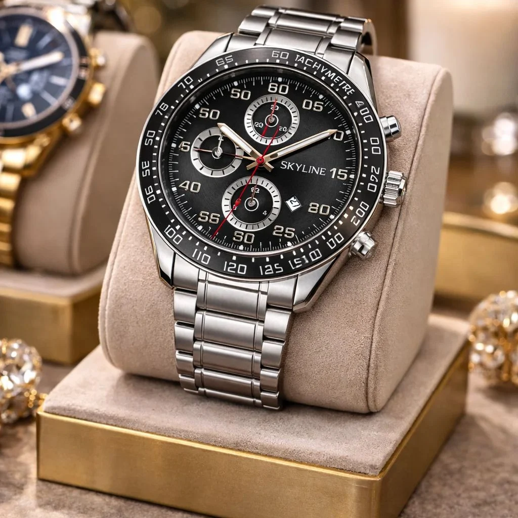 relojes para Él plateado