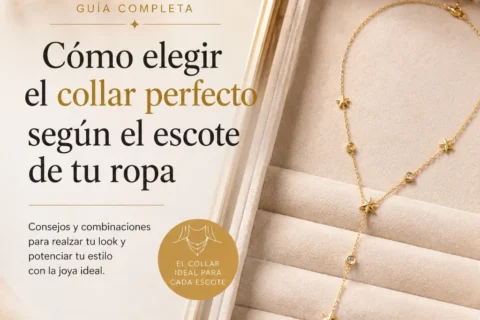 cómo elegir el collar perfecto según el escote
