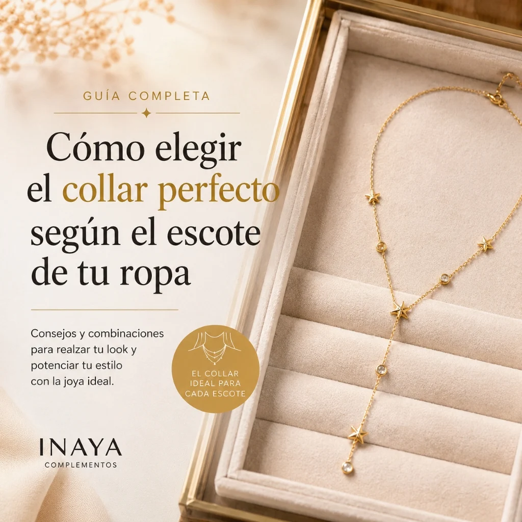cómo elegir el collar perfecto según el escote