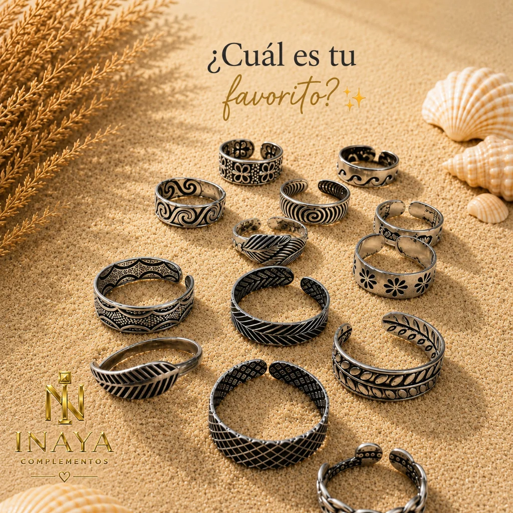 anillos de pie