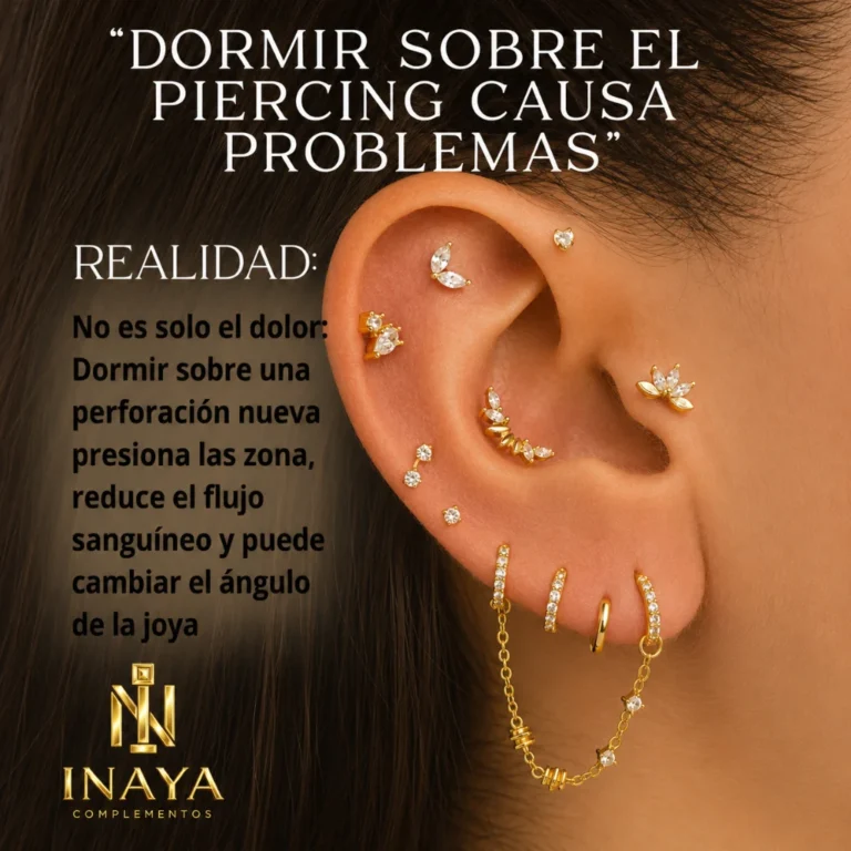 dormir con piercing