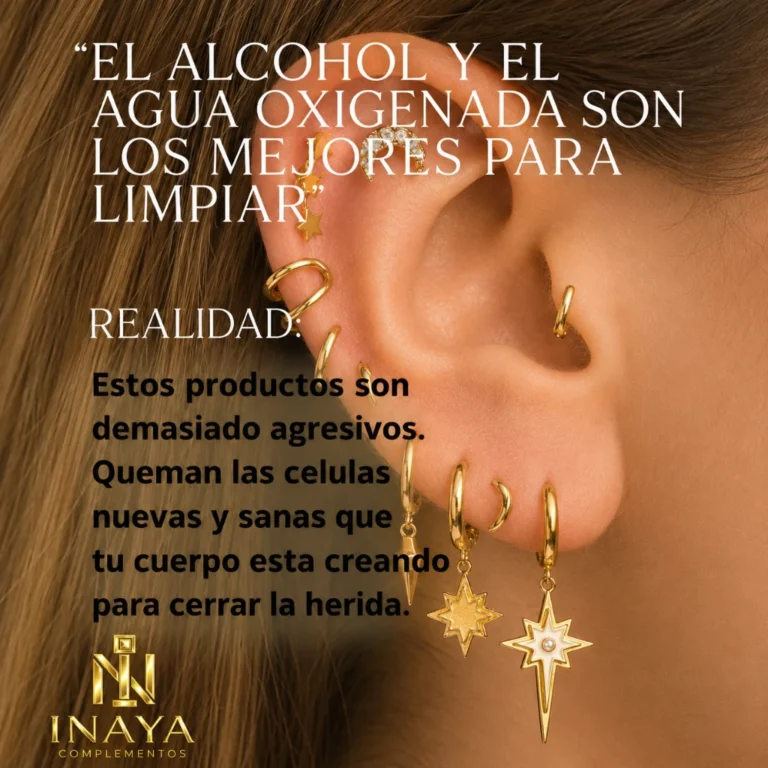 limpiar piercing
