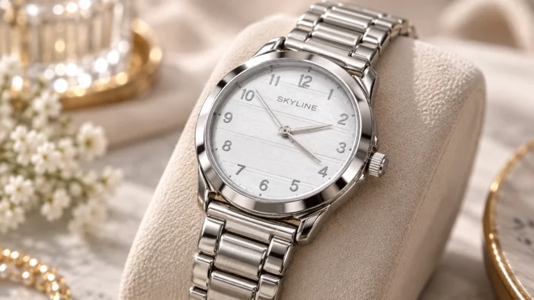 reloj plateado mujer Skyline